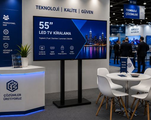 55 ınc led tv kiralama