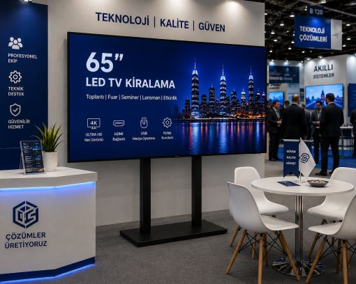 65 ınc led tv kiralama