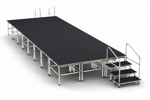 siyah platform sahne kiralama ankara konser ve organizasyon sahnesi